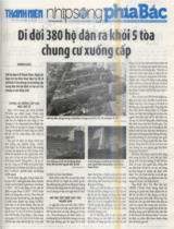 Di dời 380 hộ dân ra khỏi 5 toà nhà chung cư xuống cấp / Khánh Hoan