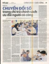 Chuyển đổi số trong chi trả chính sách ưu đãi người có công / Thu Hương